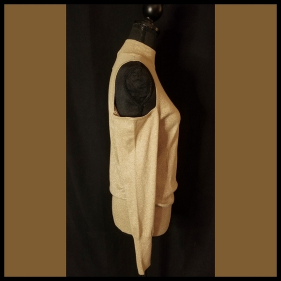 Cache*Gold Metallic Sweater - Picture 5 of 8